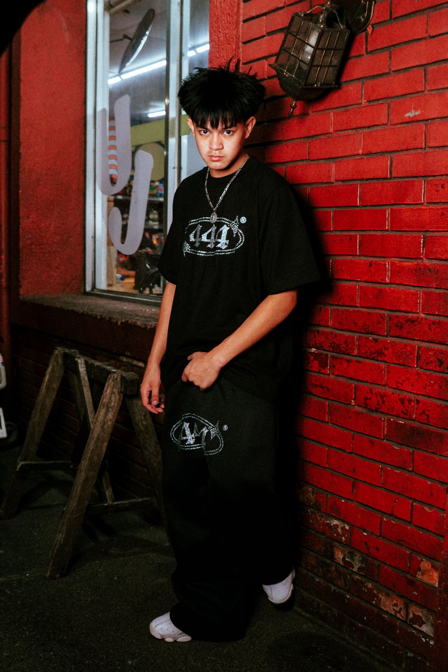 444® SWAROVSKI TRACK PANTS