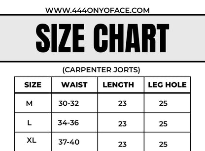 444® LAVISH DENIM CARPENTER JORTS