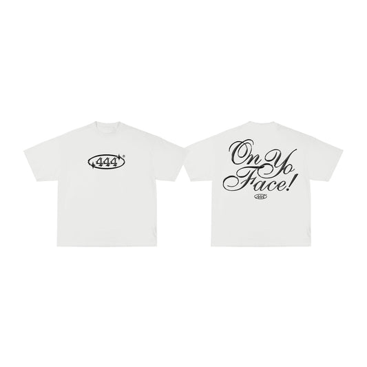 444® ON YO FACE CHROME OG LOGO