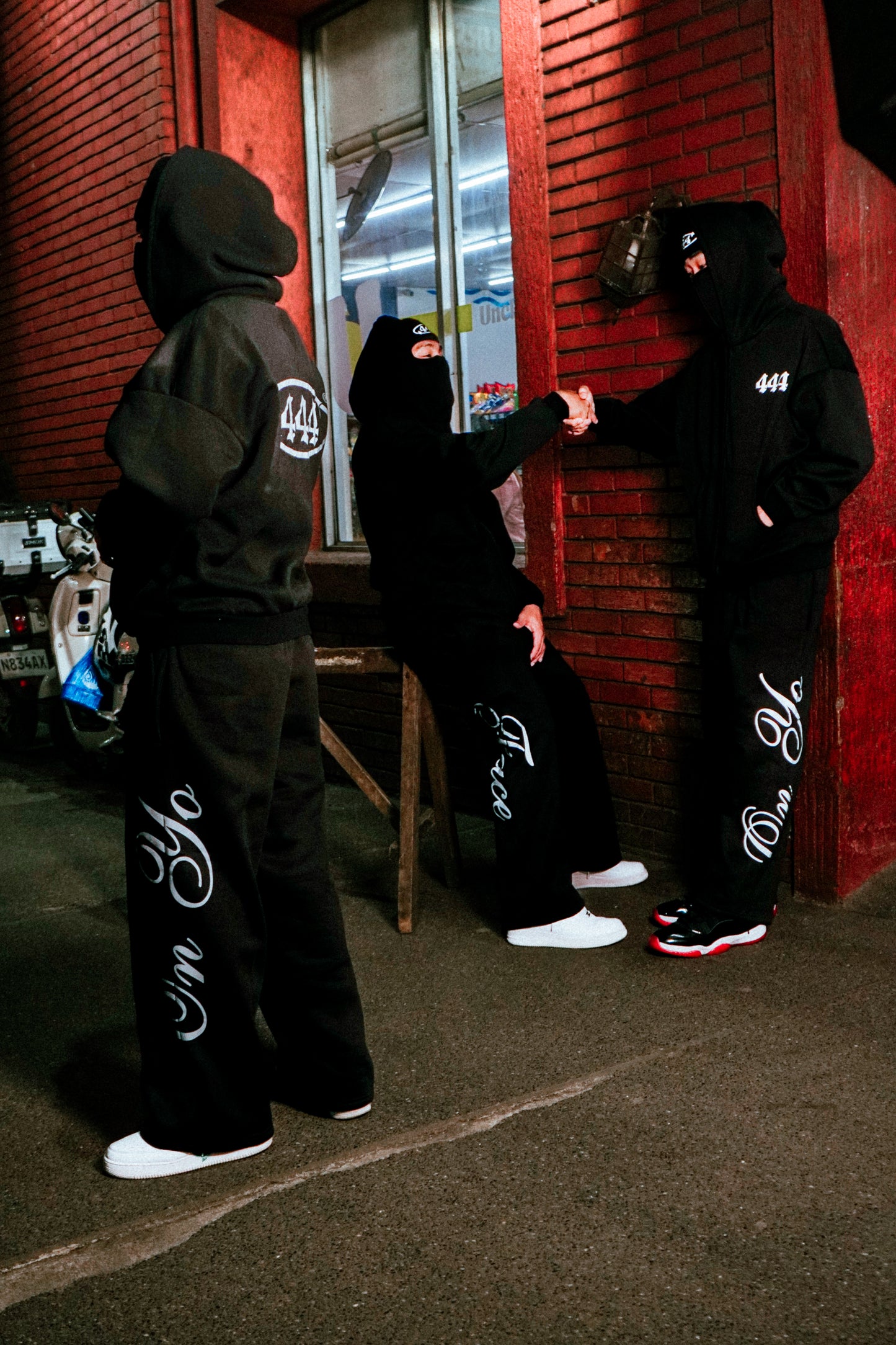 444® REFLECTIVE OYF TRACK PANTS