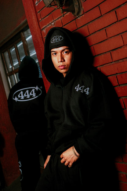 444® REFLECTIVE BALACLAVA CROP HOODIE