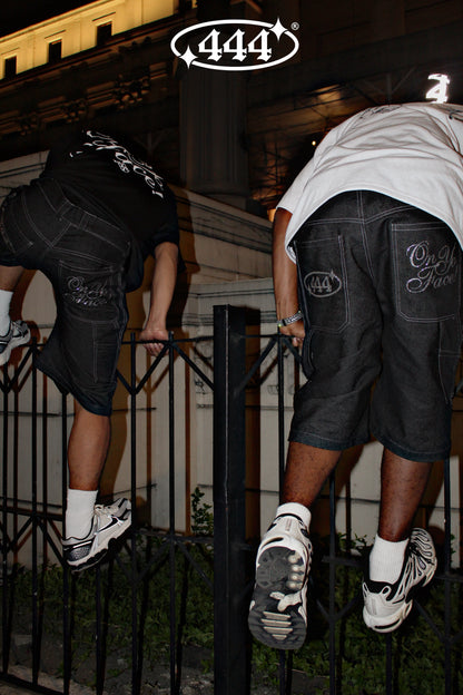 444® LAVISH DENIM CARPENTER JORTS