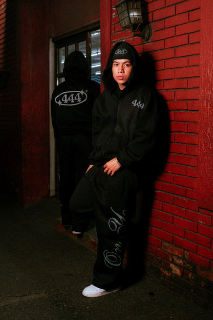 444® REFLECTIVE BALACLAVA CROP HOODIE