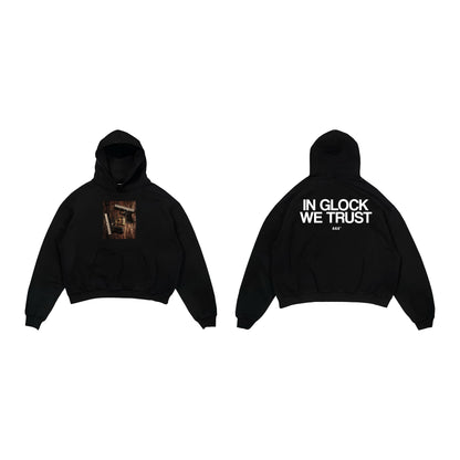 IN GLOCK WE TRUST HOODIE (BLACK)